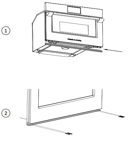 FISHER PAYKEL OM76NPX1 Convection Speed Oven - PRODUCT DIMENSIONS1