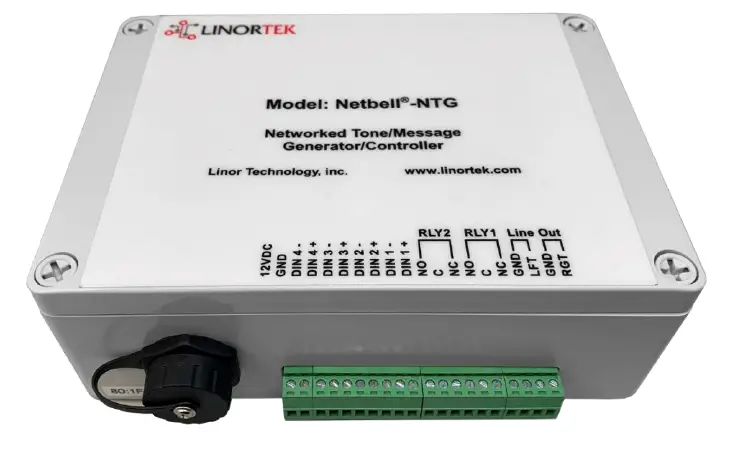 LINORTEK Netbell-NTG Network Multi-Tone Generator PA System Controller-product