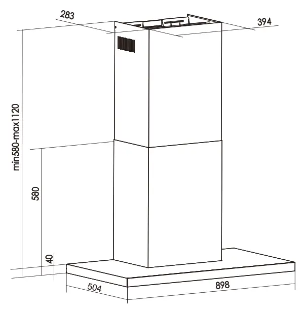 Electrolux ECT9750S Cooker Hood - fig1
