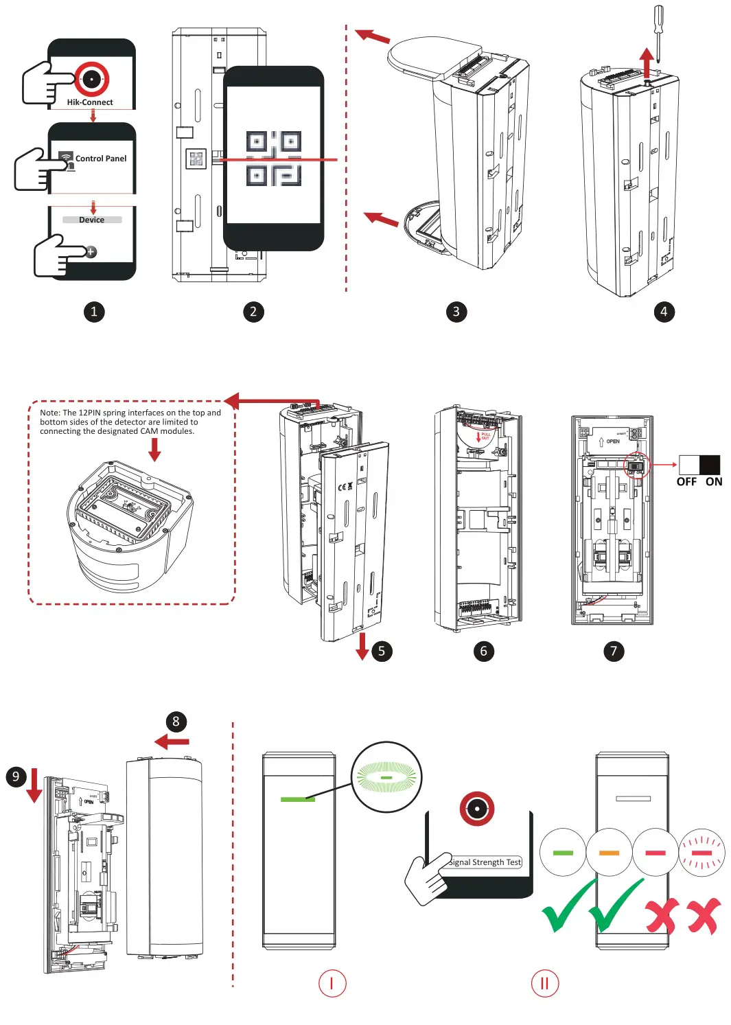 HIKVISION DS-PDQP15AM-LM-WB Wireless PIR Detector - Figure 2