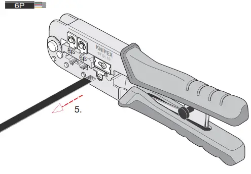KNIPEX-97-51-10-Crimp-Tool,-Hand-FIG-4