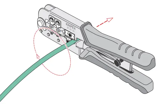 KNIPEX-97-51-10-Crimp-Tool,-Hand-FIG-8