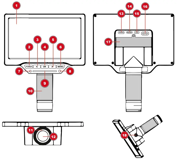 BRESSER-9652100-Digital-Microscope-with-LCD-fig-2