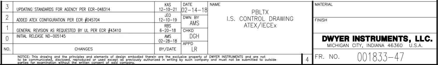 Mercoid Series PBLTX Submersible Level Transducer-6