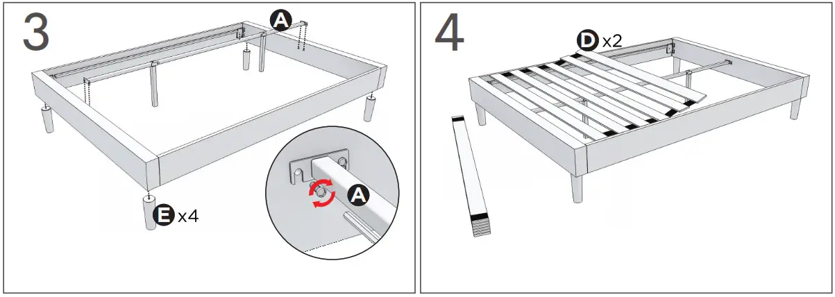 Spa Sensations COREY BED BASE - Overview 2