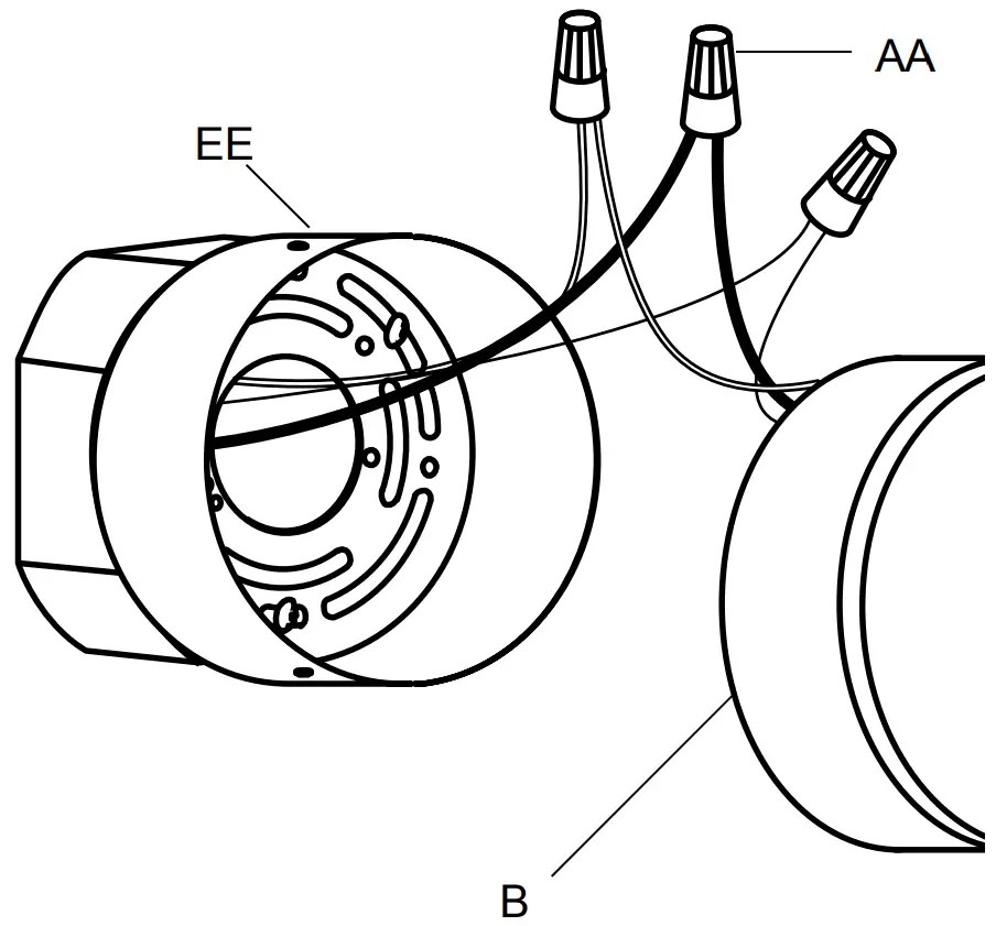 HB3670-35 Elmcroft Vanity Light Connecting The Wires