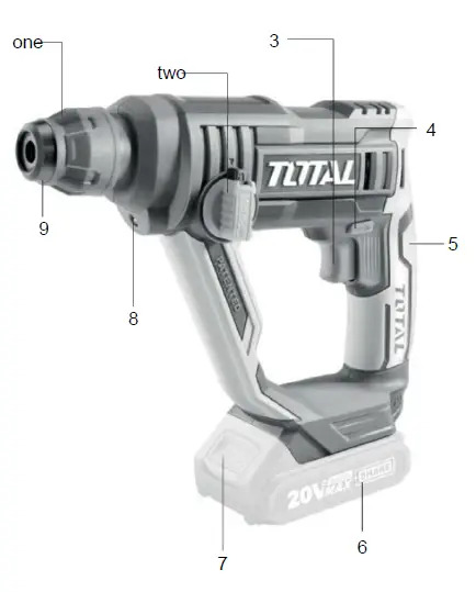 TOTAL-TRHLI1601-20V-Battery-Hammer-Drill-03