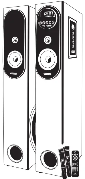 ZEBRONICS ZEB-BTM9801RUCF 120W RMS Tower Speaker-fig1