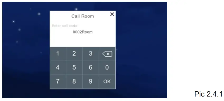 VAIREMA Wireless IP Tuya Video Intercom - Call Room