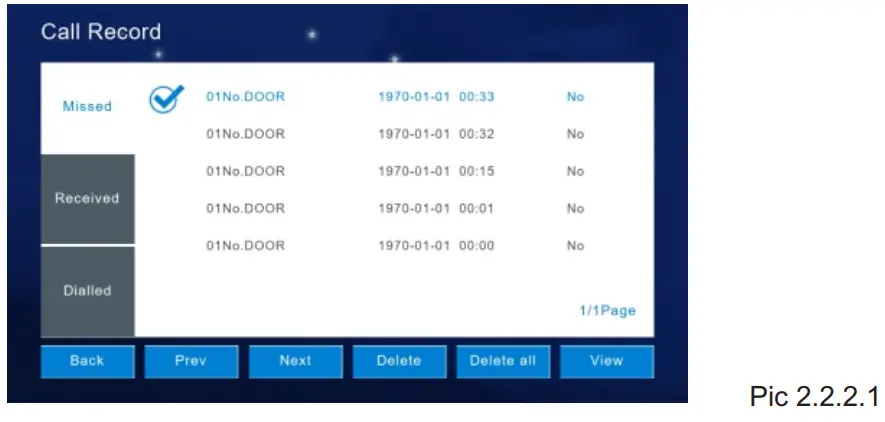 VAIREMA Wireless IP Tuya Video Intercom - Received Call