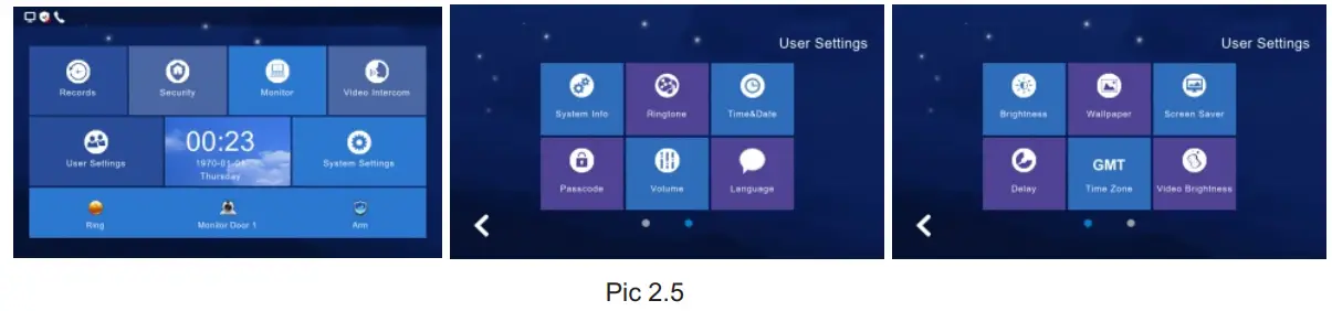 VAIREMA Wireless IP Tuya Video Intercom - User Settings