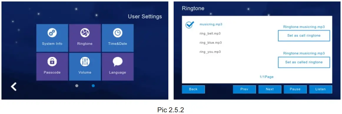 VAIREMA Wireless IP Tuya Video Intercom - ringtone