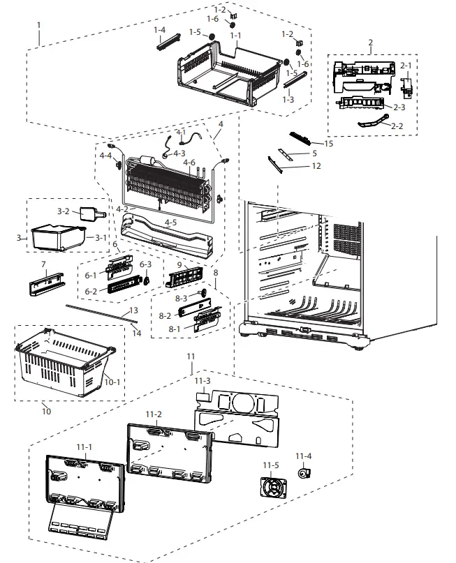SAMSUNG RF44A5202B1-SA Refrigerator fig 3