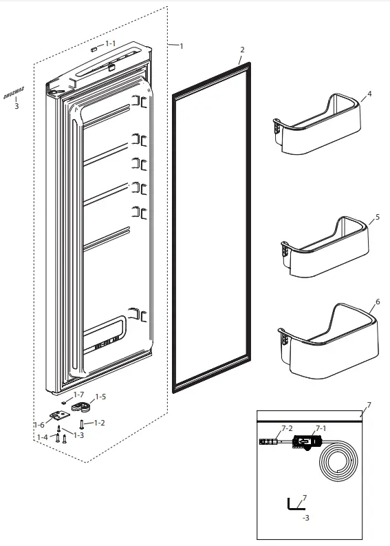 SAMSUNG RF44A5202B1-SA Refrigerator fig 5