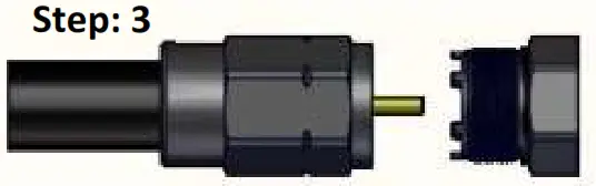 Cabelcon TL244 TrueLock Connector - Step1