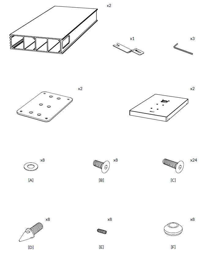 KEF S3 Floor Stand 1