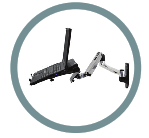 ergotron 45-509-224 LX Multi Monitor Arm Configurations - 3