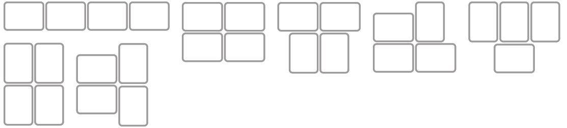 ergotron 45-509-224 LX Multi Monitor Arm Configurations - 8
