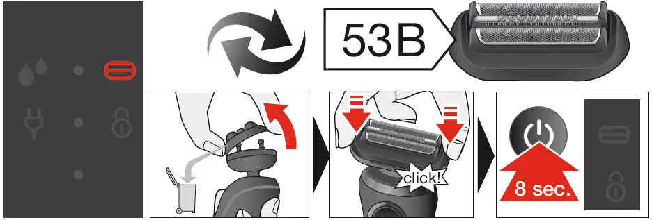 BRAUN Type 5762 Wet and Dry Men's Shaver-12