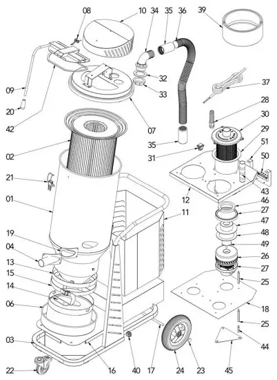 PARTS BREAKDOWN
