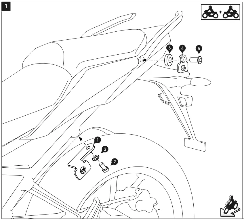 SW-MOTECH BC.SYS.07.573.20000 SysBag 30 with Adapter Plate - fig 1