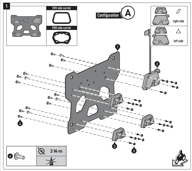 SW-MOTECH BC.SYS.07.573.20000 SysBag 30 with Adapter Plate - fig 15