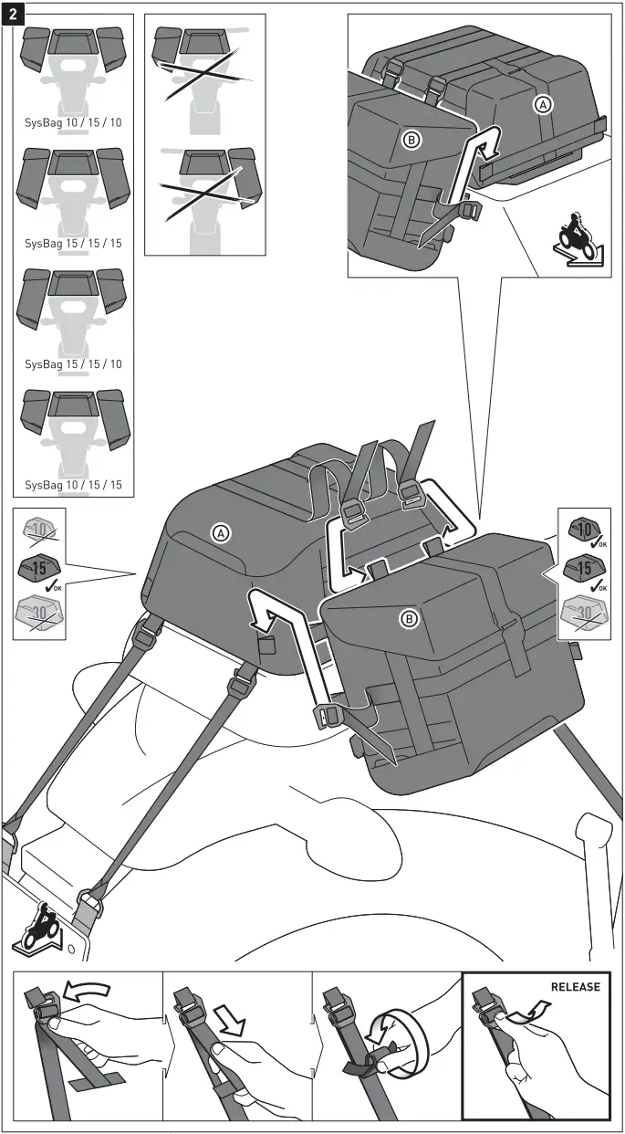 SW-MOTECH BC.SYS.07.573.20000 SysBag 30 with Adapter Plate - fig 21