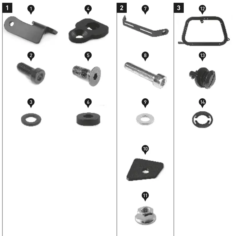 SW-MOTECH BC.SYS.07.573.20000 SysBag 30 with Adapter Plate - fig