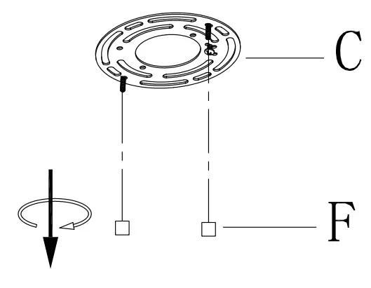 Uolfin 4806467 3-Light Polished Gold Chandelier Ceiling Light with Open Clear Seeded Glass Shades - Fig 3