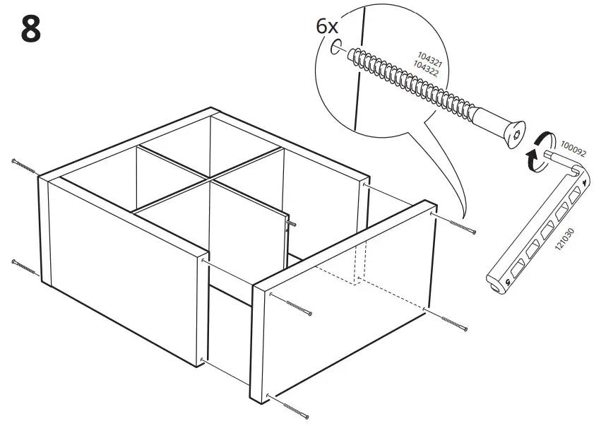 IKEA KALLAX Shelving Unit 77x77cm - 12