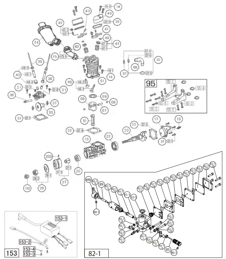 SAITO FG-21 Gasoline Engine - FIG6