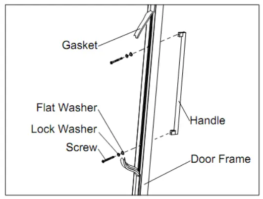 Whynter BWR-541STS 24 Built-In Stainless Steel 54 Bottle Wine Refrigerator Cooler - STEEL HANDLE
