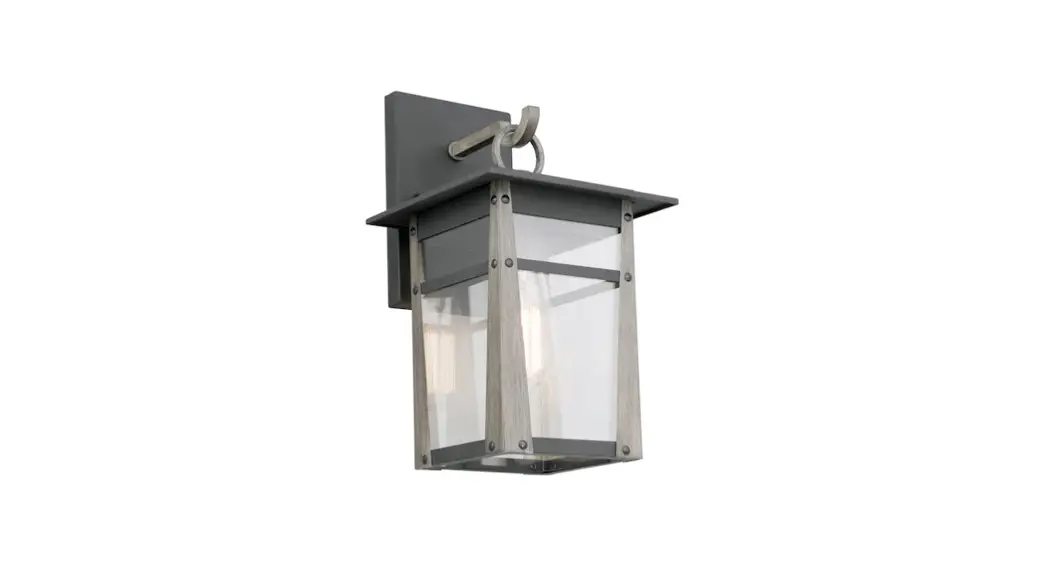 Allen Plus Roth Jtx1691a, Jtx1691a Gry Outdoor Wall Lantern Installation Guide