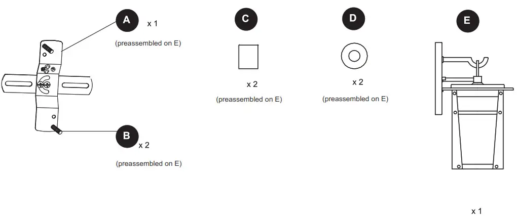 allen plus roth JTX1691A, JTX1691A GRY Outdoor Wall Lantern - fig2