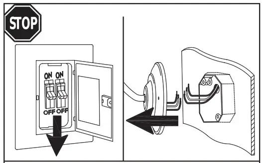 allen plus roth JTX1691A, JTX1691A GRY Outdoor Wall Lantern - fig4