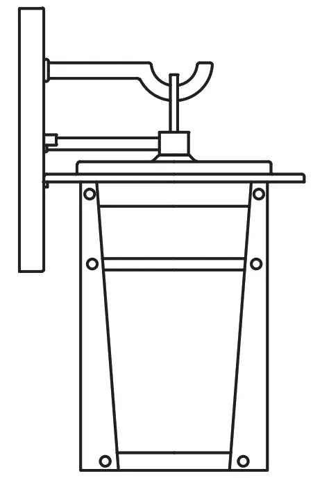 allen plus roth JTX1691A, JTX1691A GRY Outdoor Wall Lantern