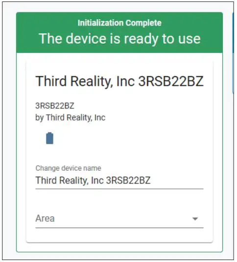 THIRDREALITY 3RSB22BZ Smart Button User Guide - After the pairing is successful