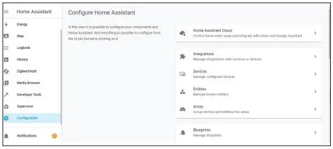 THIRDREALITY 3RSB22BZ Smart Button User Guide - Make sure Home Assistant Integrations ZigBee Home