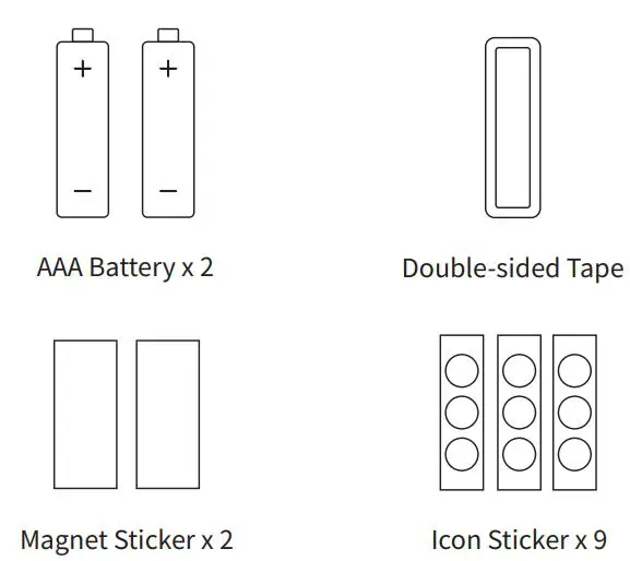 THIRDREALITY 3RSB22BZ Smart Button User Guide - Mounting Kit