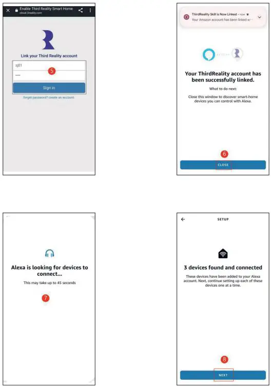 THIRDREALITY 3RSB22BZ Smart Button User Guide - Or you can enable Third Reality SkillX to Alexa