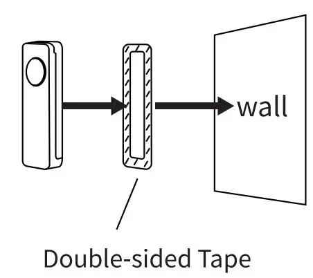 THIRDREALITY 3RSB22BZ Smart Button User Guide - Using the double-sided tape that included