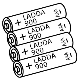 IKEA 205.107.36 VAPPEBY Bluetooth Speakers - LADDA Rechargeable