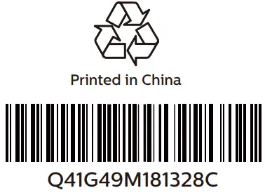 PHILIPS 498P9 Brilliance High Performance QHD Display -- RECYCLINE 1