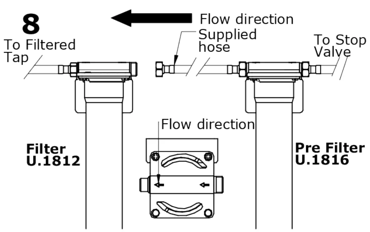 PERRIN ROWE ROHA1635LMSTN2 Lonian Two Hole Bench Mounted Mixer - fig 3