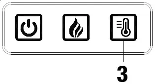 Gymax GYM03812 1400 Watt Electric Fireplace Freestanding - button 3