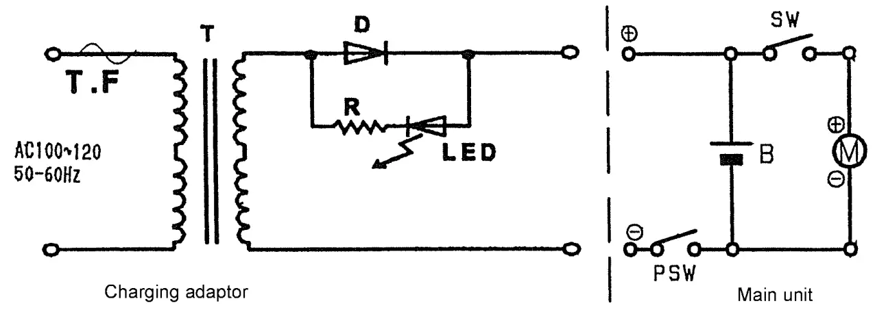 Panasonic ES2216-U1 Wet-Dry Rechargeable Shaver - fig 2