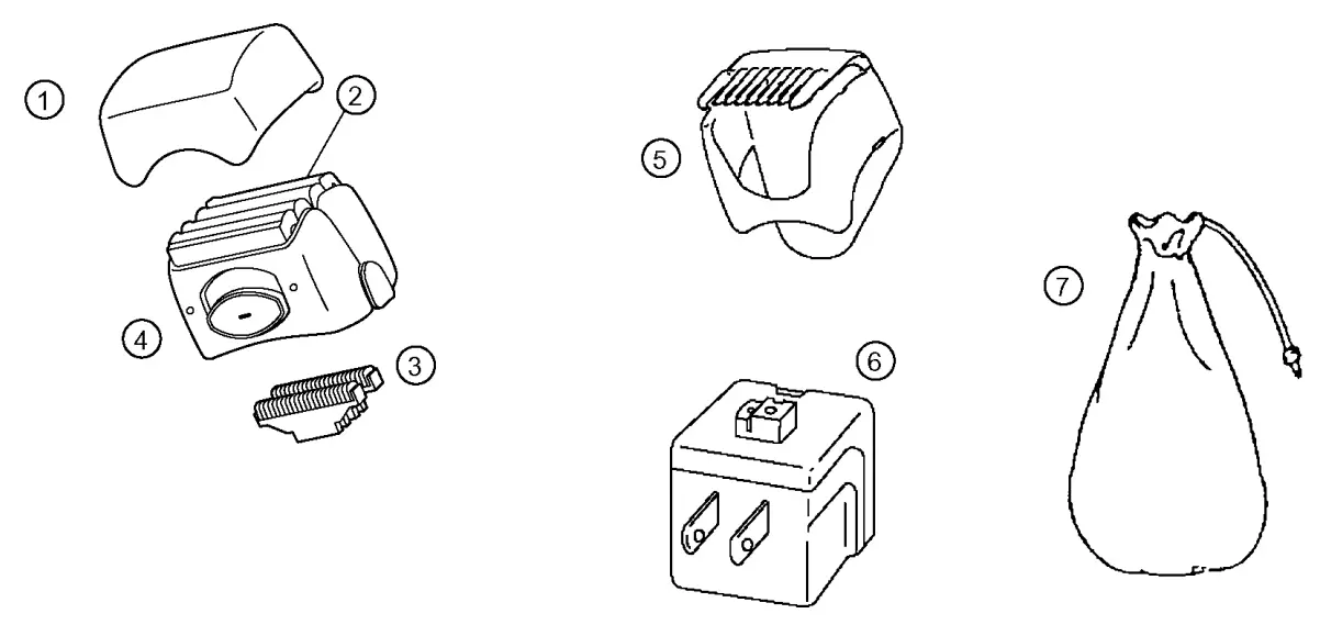 Panasonic ES2216-U1 Wet-Dry Rechargeable Shaver - fig 3