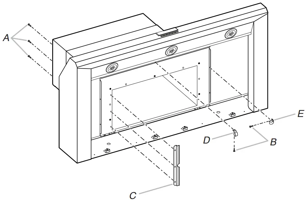 KitchenAid KVWC958KSS 48 Inch Commercial Style Wall Mount Range Hood - Fig 11