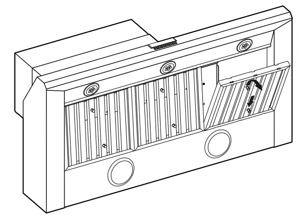 KitchenAid KVWC958KSS 48 Inch Commercial Style Wall Mount Range Hood - Fig 33