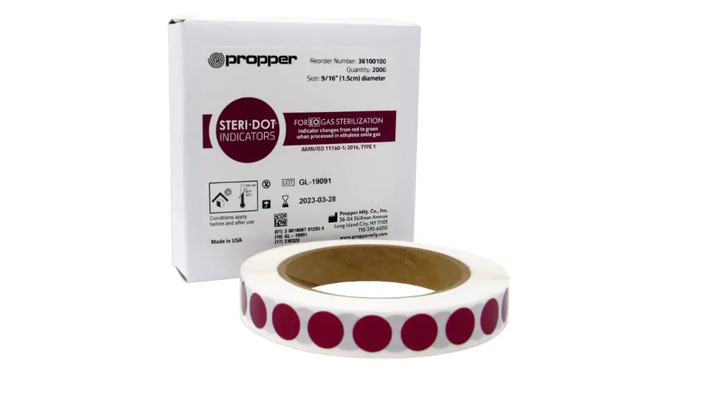 Duraline Systems Steri-dot Process Indicators For Ethylene Oxide (eo) Sterilization Instruction Manual